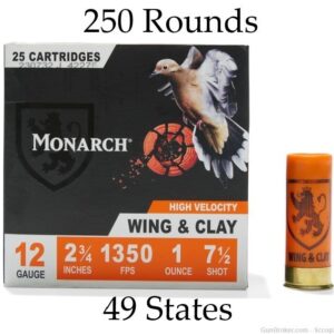 12 gauge 12gauge 12 ga 12ga 12g Monarch 1oz. ammo